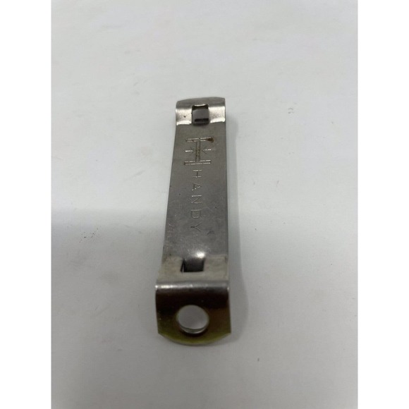 Vintage Handy Button NYC Bottle Opener Can Tapper Metal - Picture 4 of 7